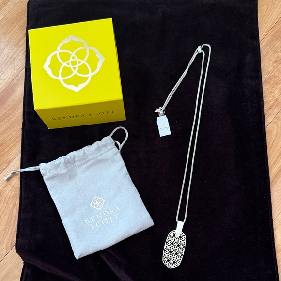 Kendra Scott Gold Filigree Necklace - Picture 2 of 4